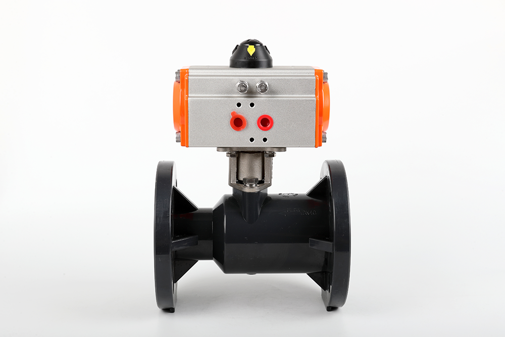 道县气动法兰一体球阀